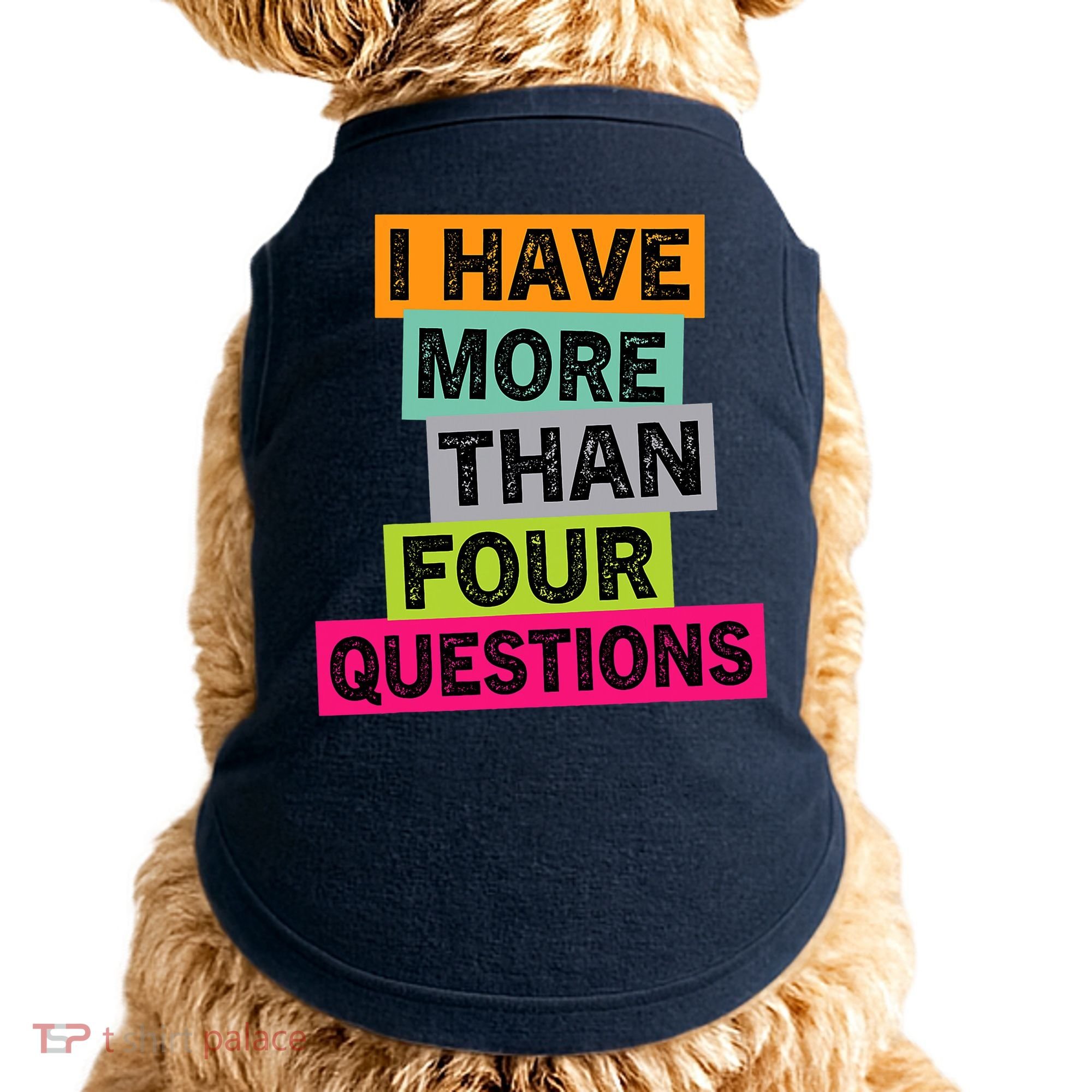 I Have More Than Four Questions Funny Happy Passover Doggie Tank