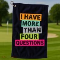 I Have More Than Four Questions Funny Happy Passover Golf Towel thumb 1