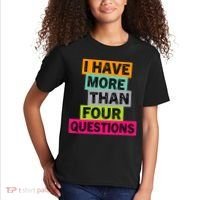 I Have More Than Four Questions Funny Happy Passover Kids T-Shirt thumb 2