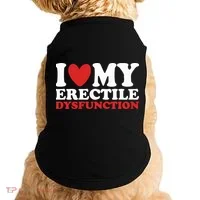 I Heart My Erectile Dysfunction Doggie Tank thumb 0