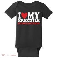 I Heart My Erectile Dysfunction Baby Bodysuit thumb 0