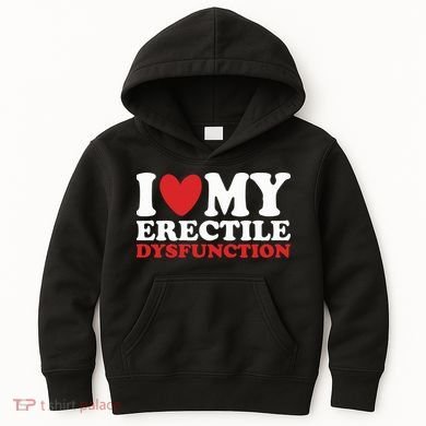 I Heart My Erectile Dysfunction Kids Hoodie