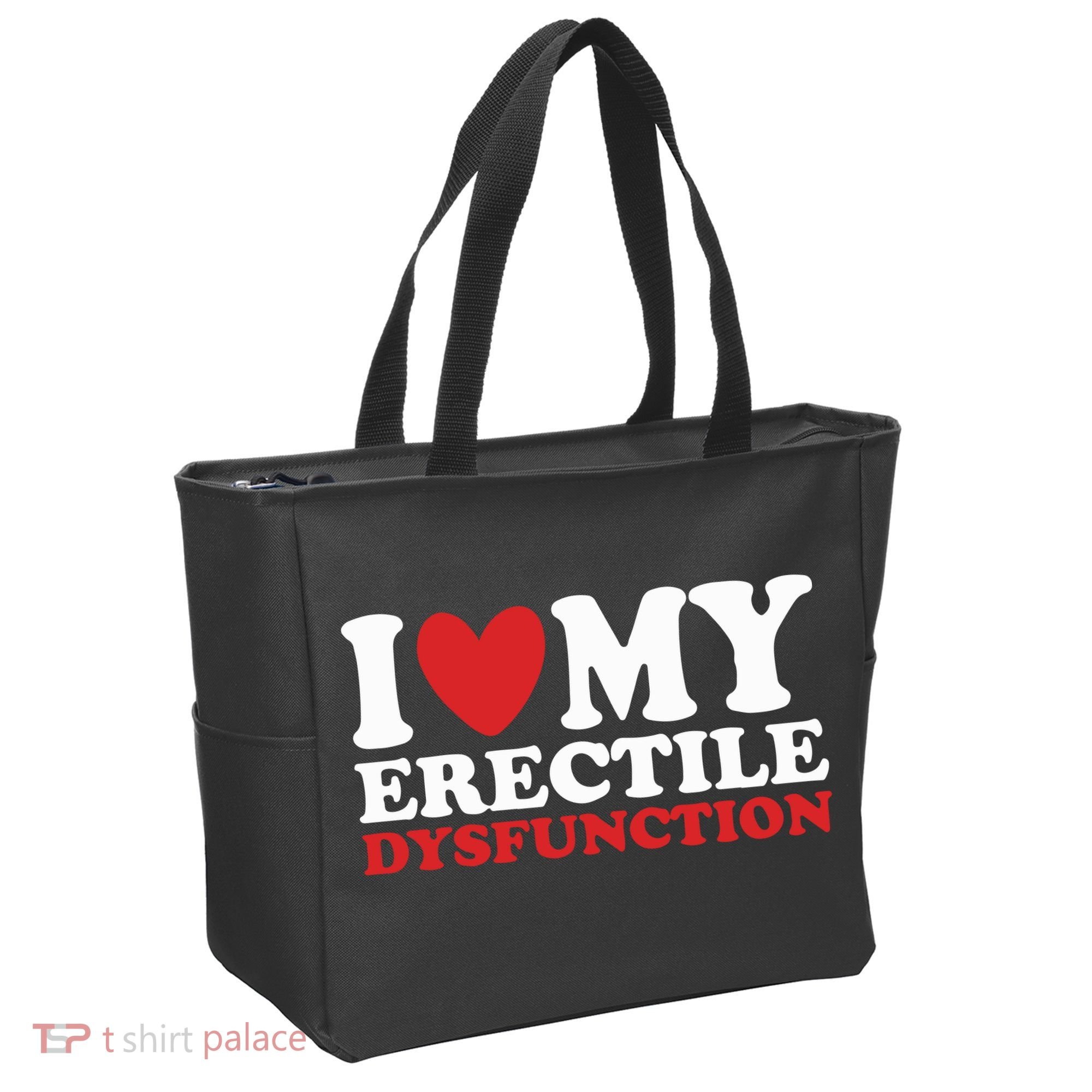 I Heart My Erectile Dysfunction Tote Bag