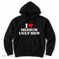 I Heart Medium Ugly Hoodie thumb 0