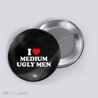 I Heart Medium Ugly Button thumb 0