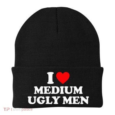 I Heart Medium Ugly Beanie
