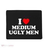 I Heart Medium Ugly Mousepad thumb 0