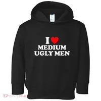 I Heart Medium Ugly Toddler Hoodie thumb 0
