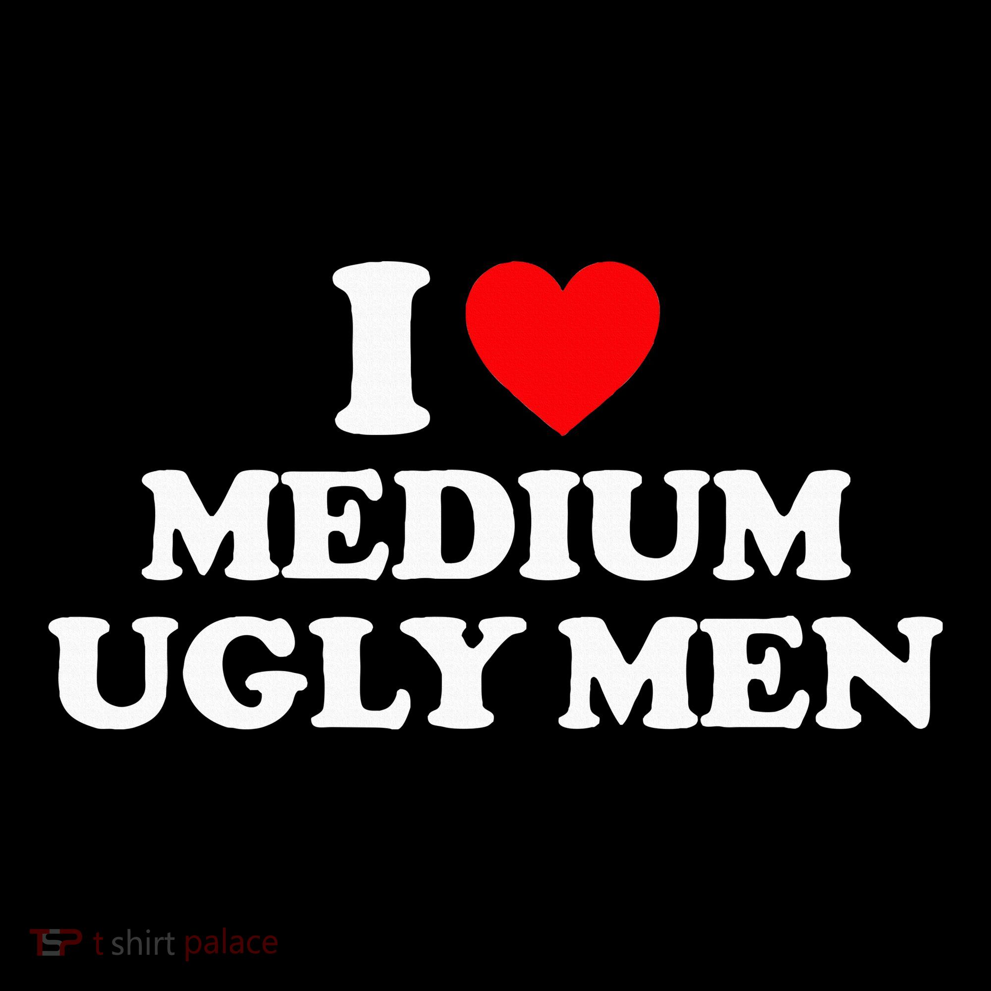 I Heart Medium Ugly Toddler Hoodie