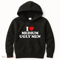 I Heart Medium Ugly Kids Hoodie thumb 0