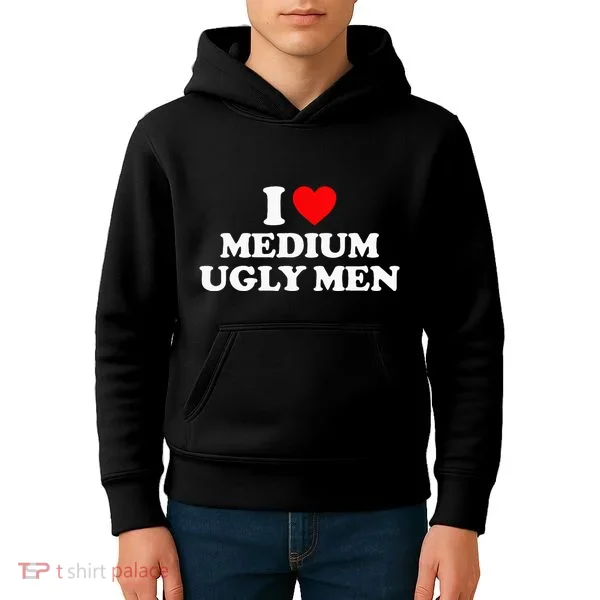 I Heart Medium Ugly Kids Hoodie