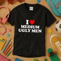 I Heart Medium Ugly Kids T-Shirt thumb 3