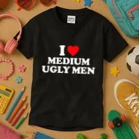 I Heart Medium Ugly Kids T-Shirt thumb 3