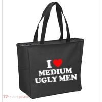 I Heart Medium Ugly Tote Bag thumb 2
