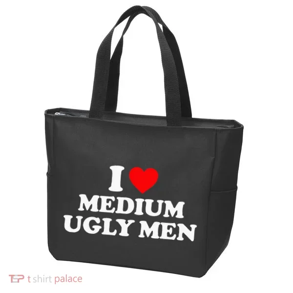 I Heart Medium Ugly Tote Bag