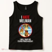 I Hate Melman I Will Snap His Stupid Frinken Neck! Tank Top thumb 2