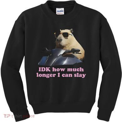 Idk How Much Longer I Can Slay Kids Sweatshirt