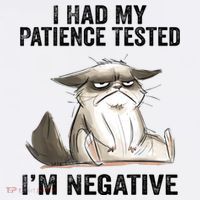 I Had My Patience Tested I'm Negative Cat Funny Sarcasm Doggie Tank thumb 4