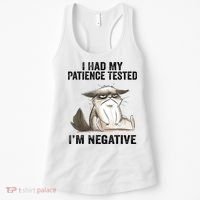 I Had My Patience Tested I'm Negative Cat Funny Sarcasm Women's Tank Top thumb 0
