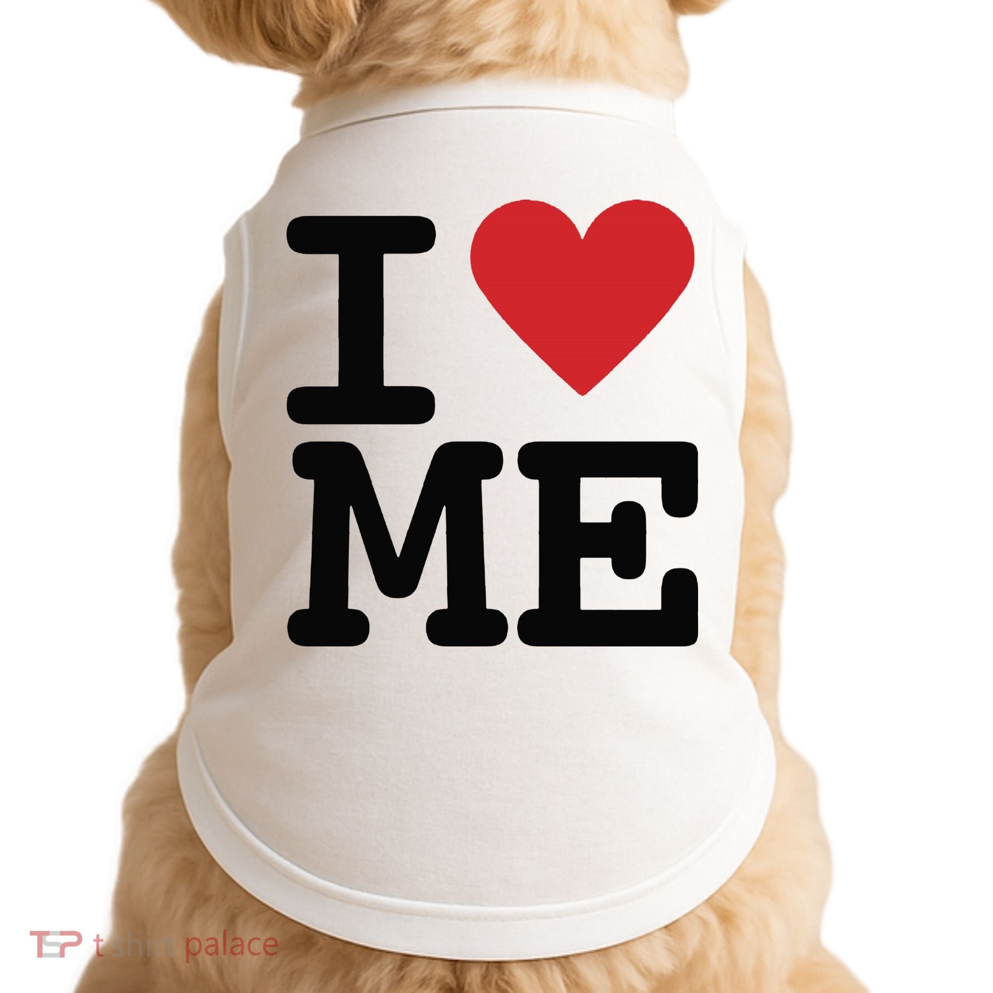 I Heart Me Self Love Gift Doggie Tank
