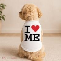 I Heart Me Self Love Gift Doggie Tank thumb 2
