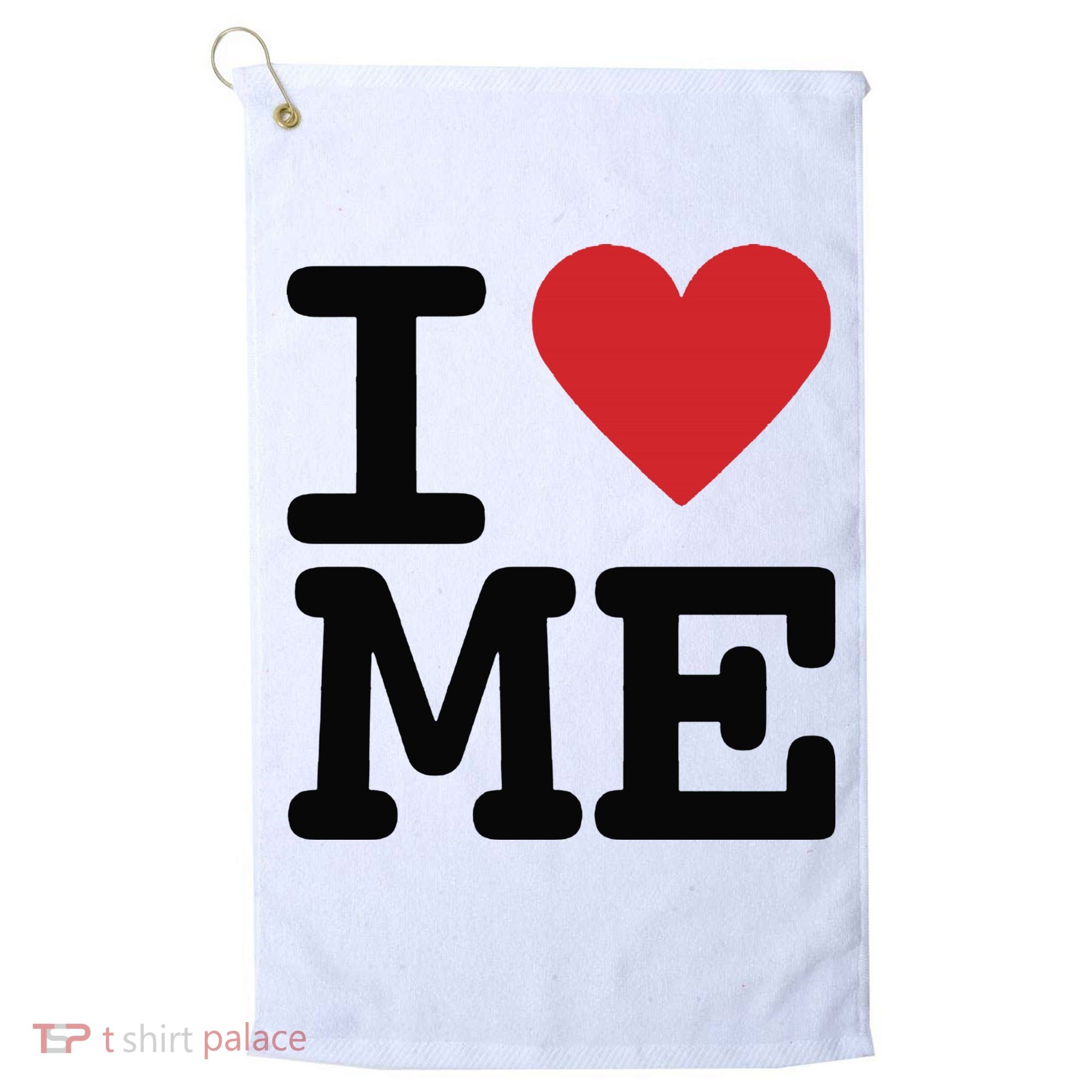 I Heart Me Self Love Gift Golf Towel