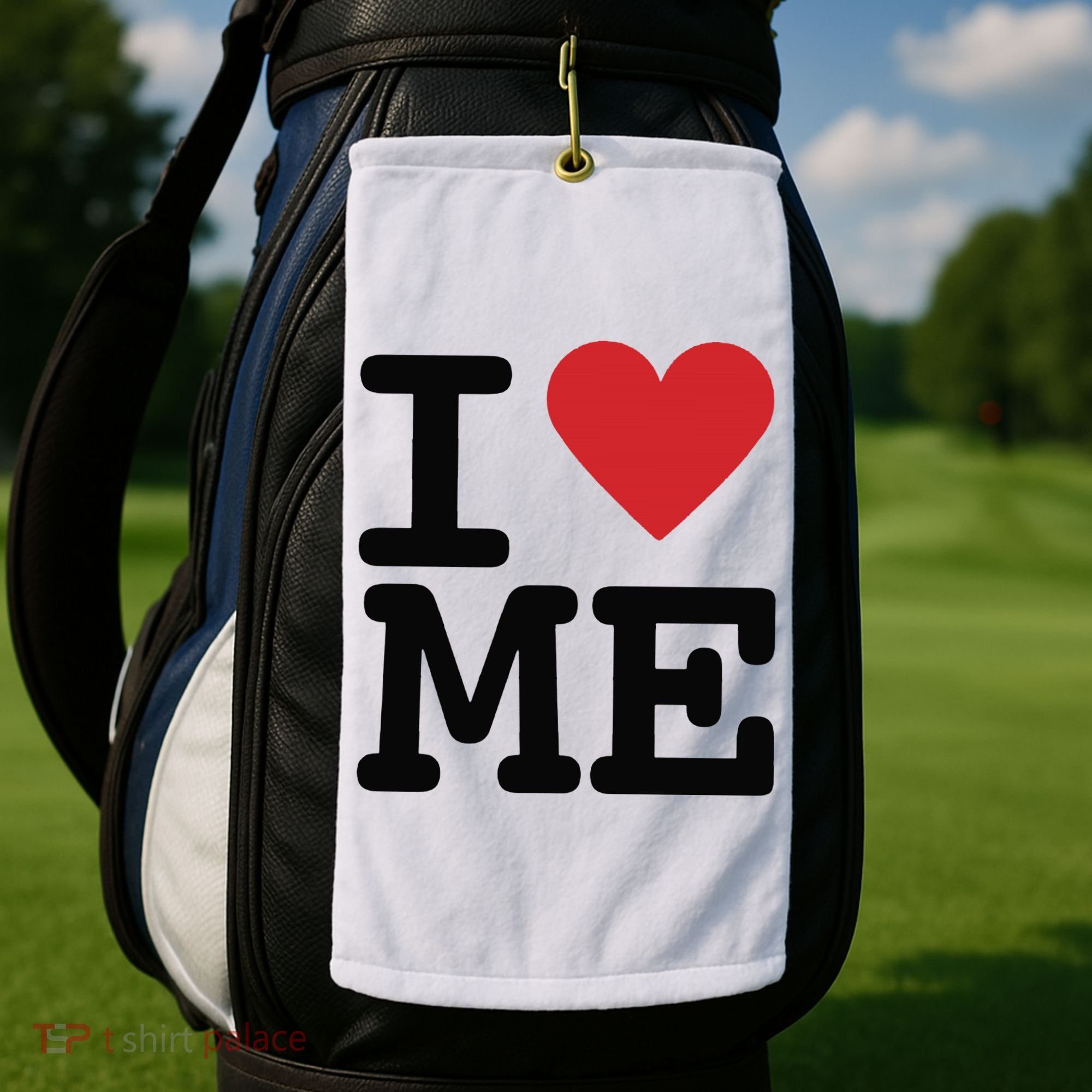 I Heart Me Self Love Gift Golf Towel
