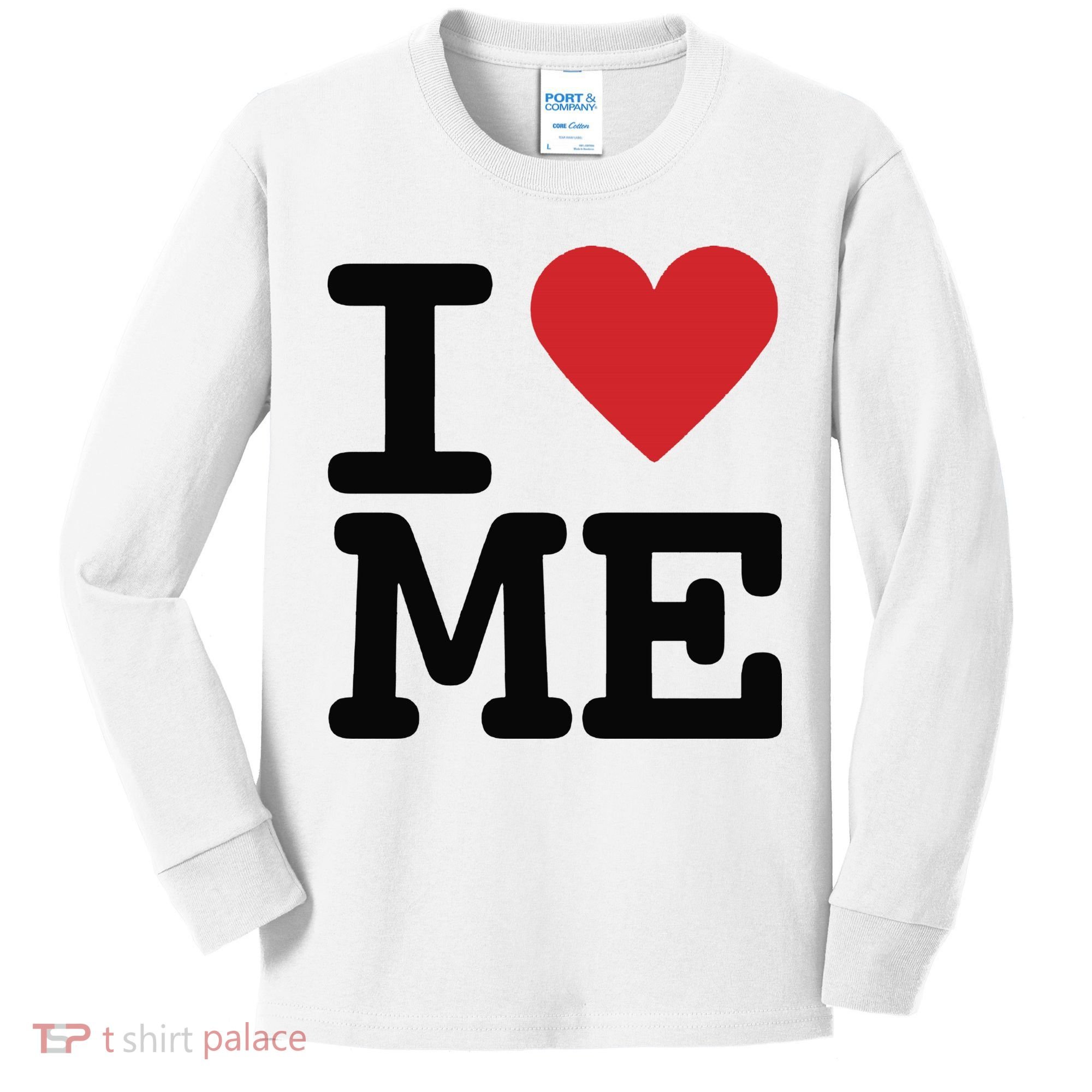 I Heart Me Self Love Gift Kids Long Sleeve Shirt