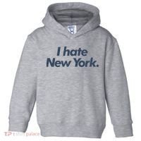 I Hate New York Toddler Hoodie thumb 0