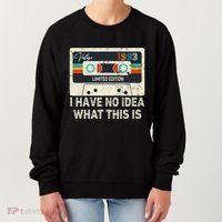 I Have No Idea What This Is Retro Cassette 80s 90s Outfit Women's Sweatshirt thumb 0