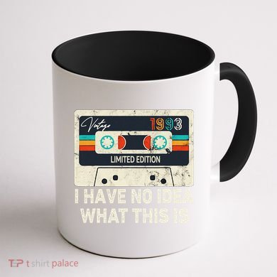 I Have No Idea What This Is Retro Cassette 80s 90s Outfit Coffee Mug back