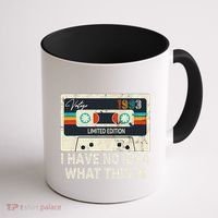 I Have No Idea What This Is Retro Cassette 80s 90s Outfit Coffee Mug thumb 1