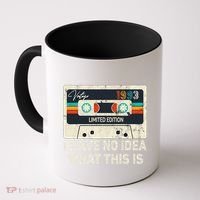 I Have No Idea What This Is Retro Cassette 80s 90s Outfit Coffee Mug thumb 0