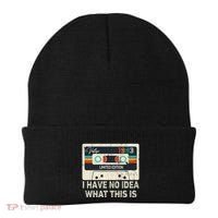 I Have No Idea What This Is Retro Cassette 80s 90s Outfit Beanie thumb 0