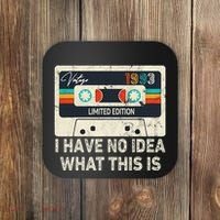 I Have No Idea What This Is Retro Cassette 80s 90s Outfit Coaster thumb 0