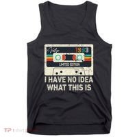 I Have No Idea What This Is Retro Cassette 80s 90s Outfit Tank Top thumb 0