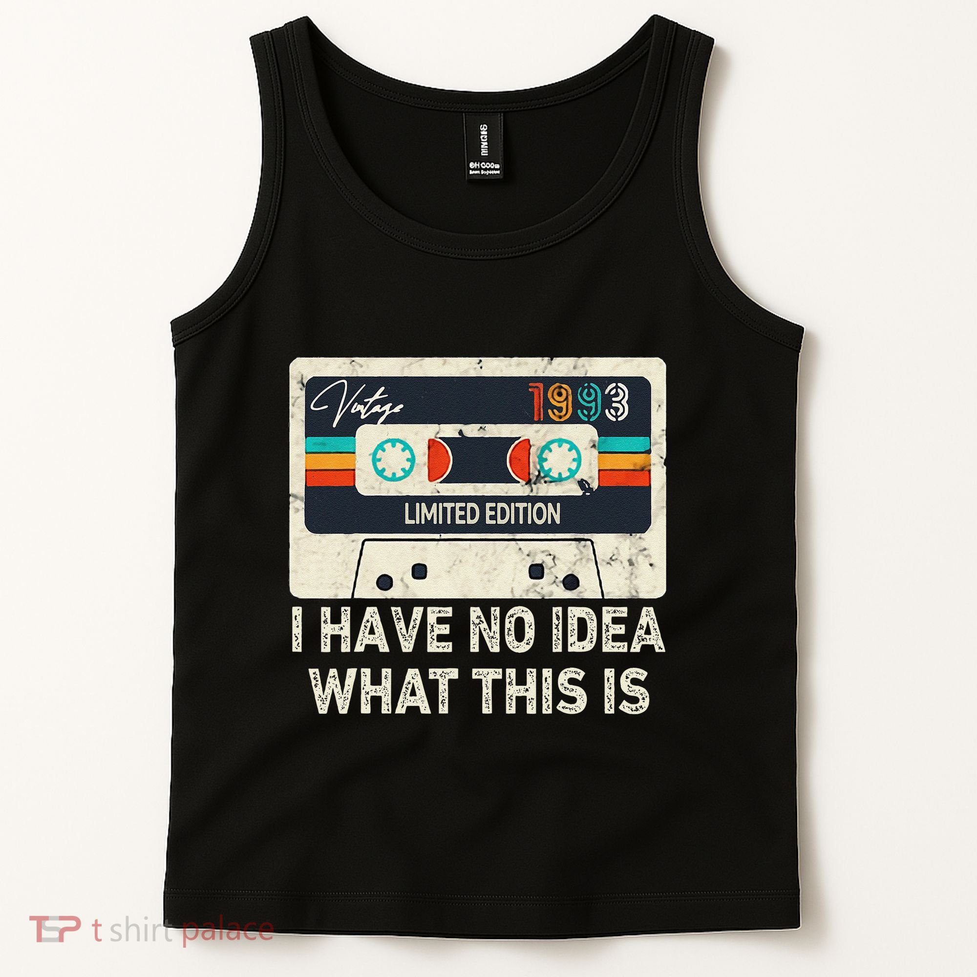I Have No Idea What This Is Retro Cassette 80s 90s Outfit Tank Top