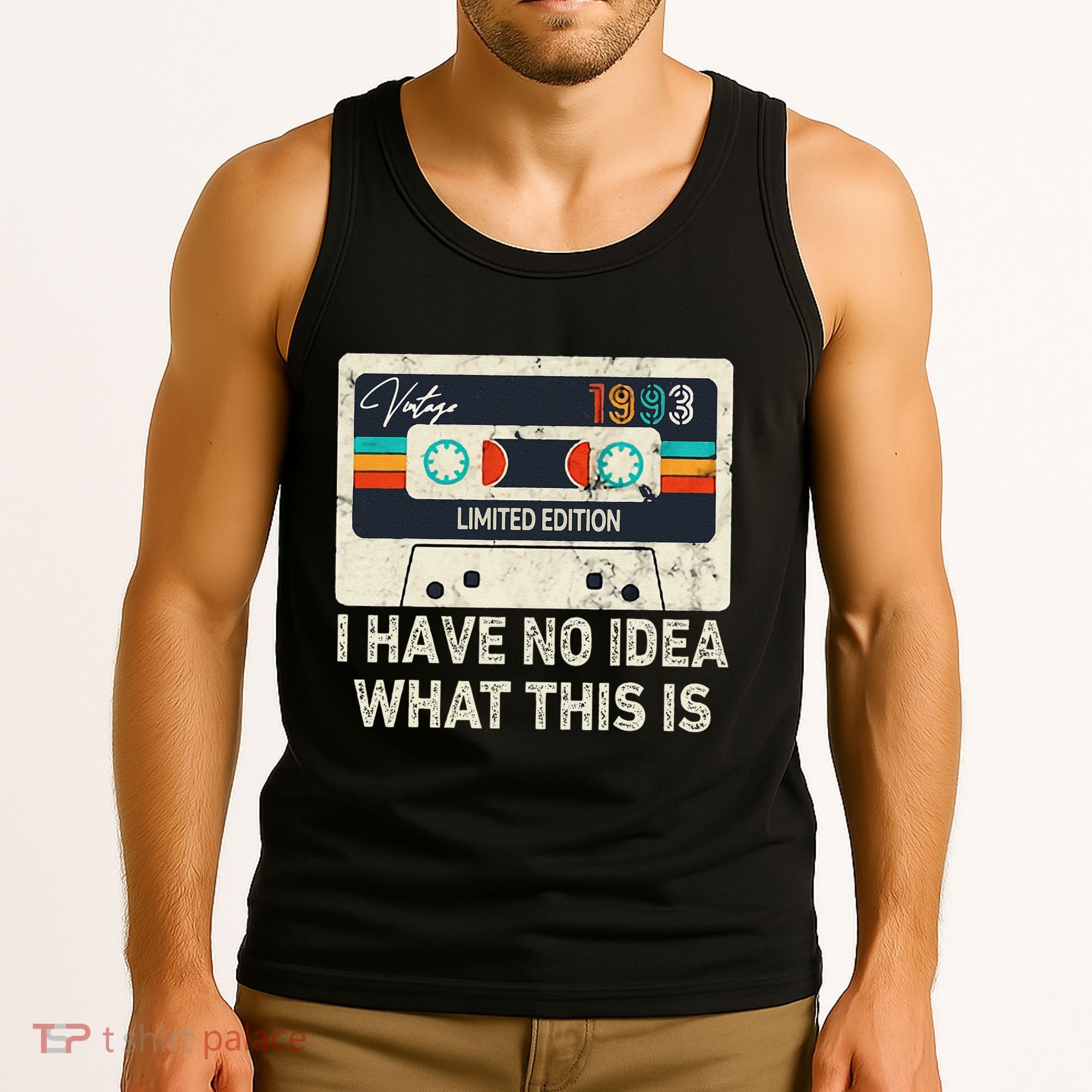 I Have No Idea What This Is Retro Cassette 80s 90s Outfit Tank Top