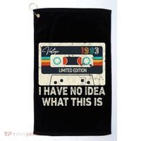 I Have No Idea What This Is Retro Cassette 80s 90s Outfit Golf Towel thumb 0