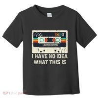 I Have No Idea What This Is Retro Cassette 80s 90s Outfit Toddler T-Shirt thumb 0