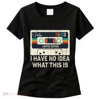I Have No Idea What This Is Retro Cassette 80s 90s Outfit Women's T-Shirt thumb 0