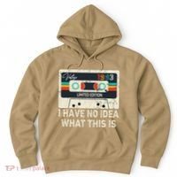 I Have No Idea What This Is Retro Cassette 80s 90s Outfit Hoodie thumb 0