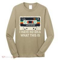 I Have No Idea What This Is Retro Cassette 80s 90s Outfit Long Sleeve Shirt thumb 0