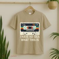 I Have No Idea What This Is Retro Cassette 80s 90s Outfit T-Shirt thumb 2