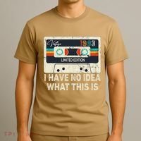 I Have No Idea What This Is Retro Cassette 80s 90s Outfit T-Shirt thumb 3