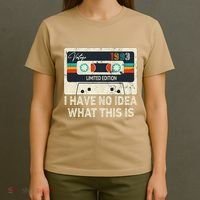 I Have No Idea What This Is Retro Cassette 80s 90s Outfit T-Shirt thumb 4