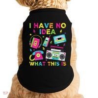 I Have No Idea What This Is 70s 80s 90s Doggie Tank thumb 0