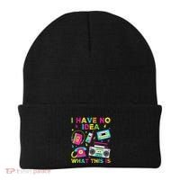 I Have No Idea What This Is 70s 80s 90s Beanie thumb 0