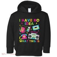 I Have No Idea What This Is 70s 80s 90s Toddler Hoodie thumb 0