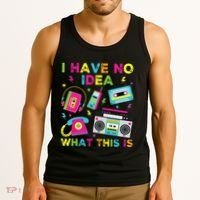 I Have No Idea What This Is 70s 80s 90s Tank Top thumb 3